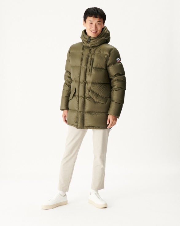 Army Warm Hooded Down Jacket Dakhla Jott UK
