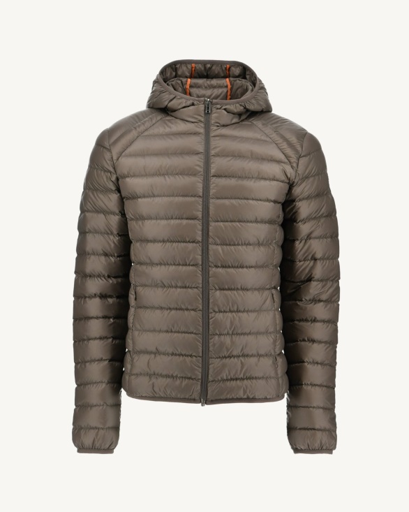 Jott UK Taupe Lightweight Down Jacket Nico
