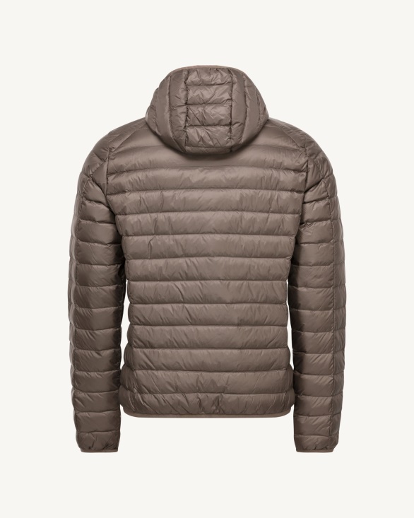 Jott UK Taupe Lightweight Down Jacket Nico