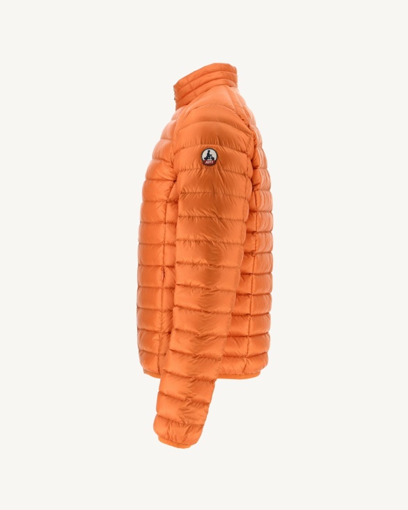 Orange Lightweight Down Jacket Mat Jott UK