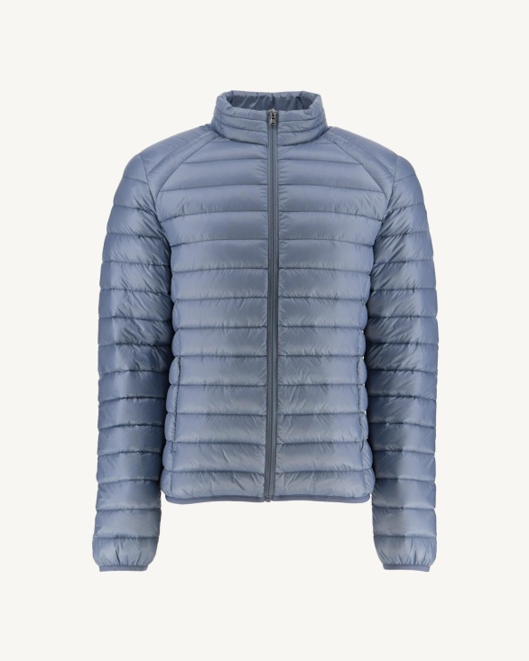 Jott UK Washed Blue Lightweight Down Jacket Mat