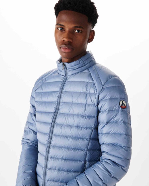 Jott UK Washed Blue Lightweight Down Jacket Mat