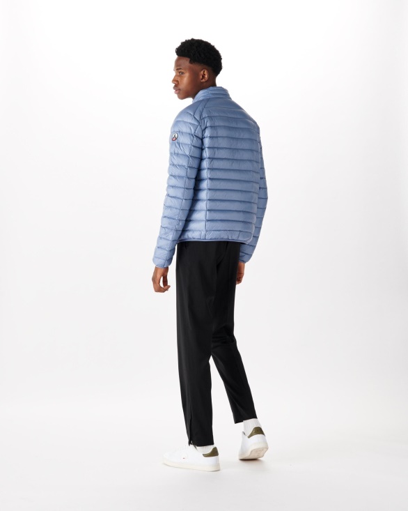 Jott UK Washed Blue Lightweight Down Jacket Mat