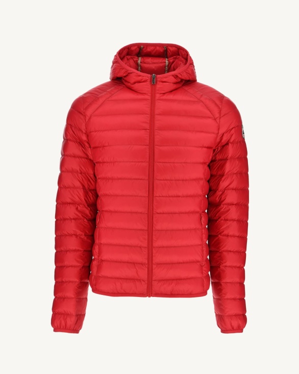 Red Lightweight Down Jacket Nico Jott UK