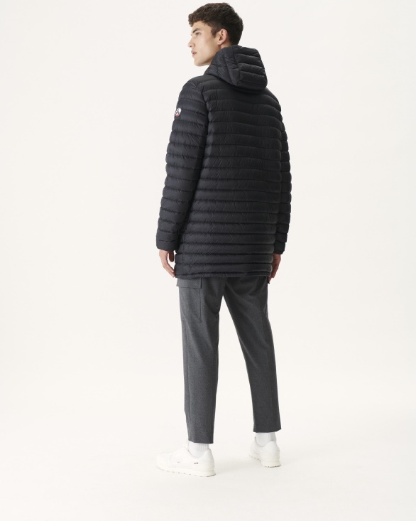 Jott UK Tonal Military Print/Black Reversible Light Down Jacket Amsterdam