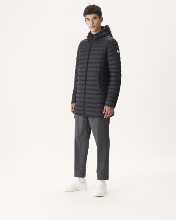 Jott UK Tonal Military Print/Black Reversible Light Down Jacket Amsterdam