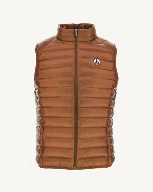 Toffee Sleeveless Down Jacket Tom Jott UK