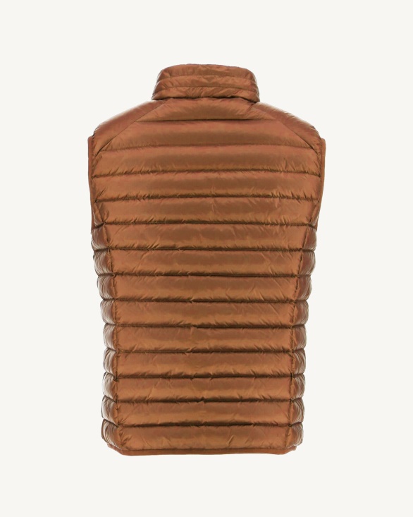 Toffee Sleeveless Down Jacket Tom Jott UK
