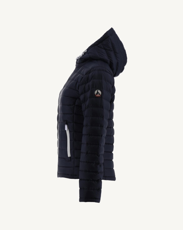 Reversible Down Jacket White/Navy Blue Vienne Jott UK