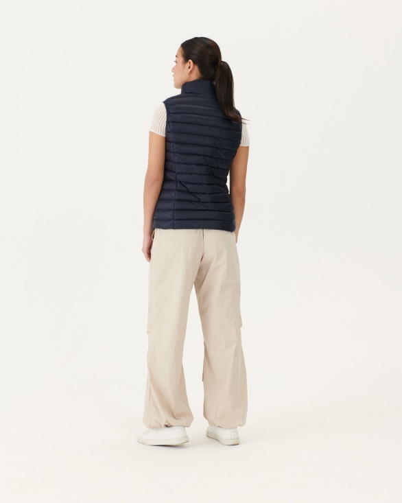 Light Sleeveless Down Jacket Navy Seda Jott UK