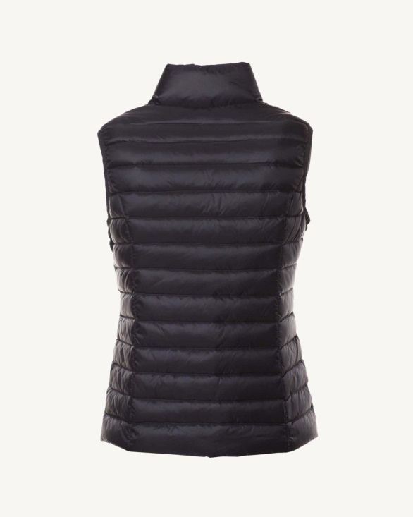 Light Sleeveless Down Jacket Navy Seda Jott UK