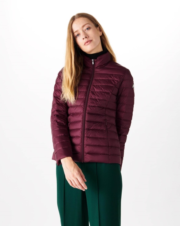 Lightweight Down Jacket Jott UK Aubergine Cha