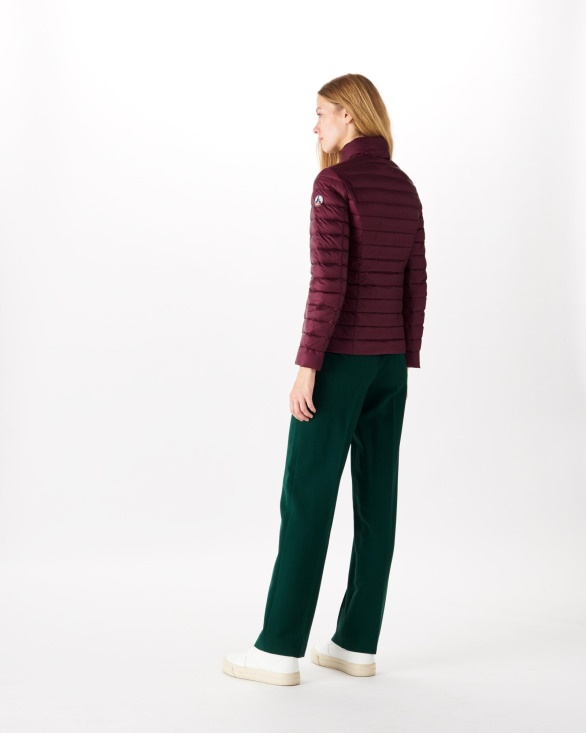 Lightweight Down Jacket Jott UK Aubergine Cha