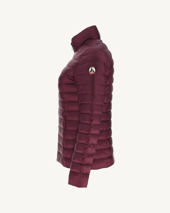 Lightweight Down Jacket Jott UK Aubergine Cha