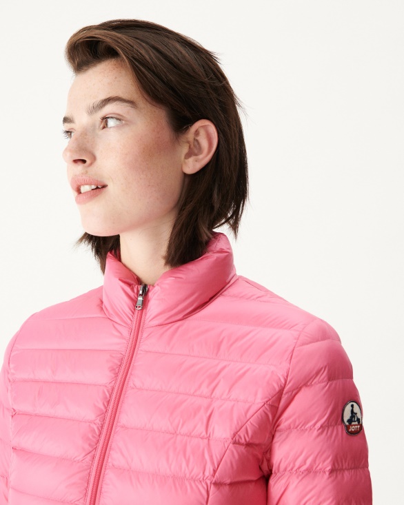 Lightweight Down Jacket Pink Cha Jott UK