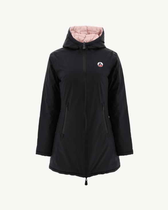 Jott UK Reversible Light Down Jacket Black/Light Pink Moscou