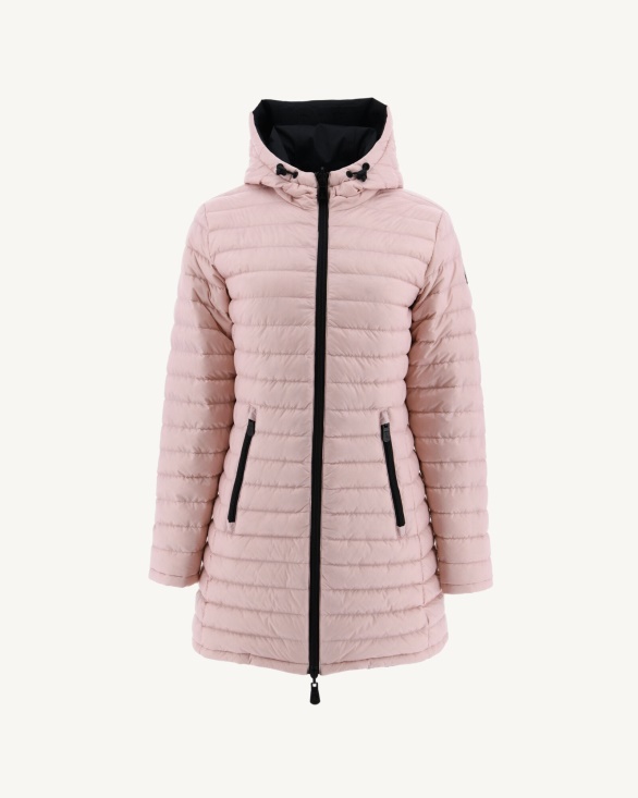Jott UK Reversible Light Down Jacket Black/Light Pink Moscou