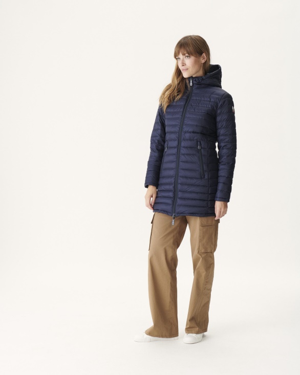 Reversible Light Down Jacket Navy Moscou Jott UK