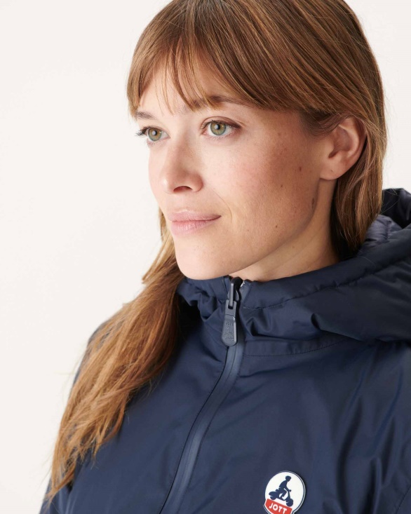 Reversible Light Down Jacket Navy Moscou Jott UK
