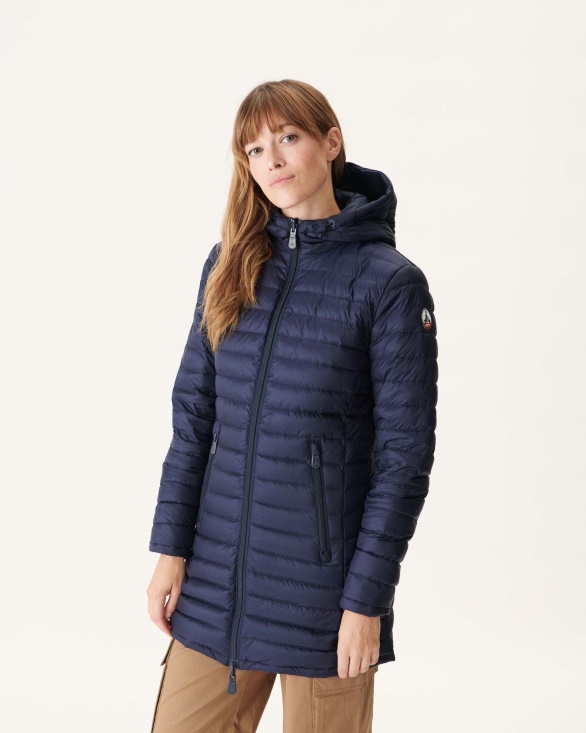 Reversible Light Down Jacket Navy Moscou Jott UK