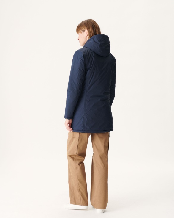 Reversible Light Down Jacket Navy Moscou Jott UK