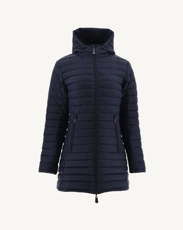 Reversible Light Down Jacket Navy Moscou Jott UK