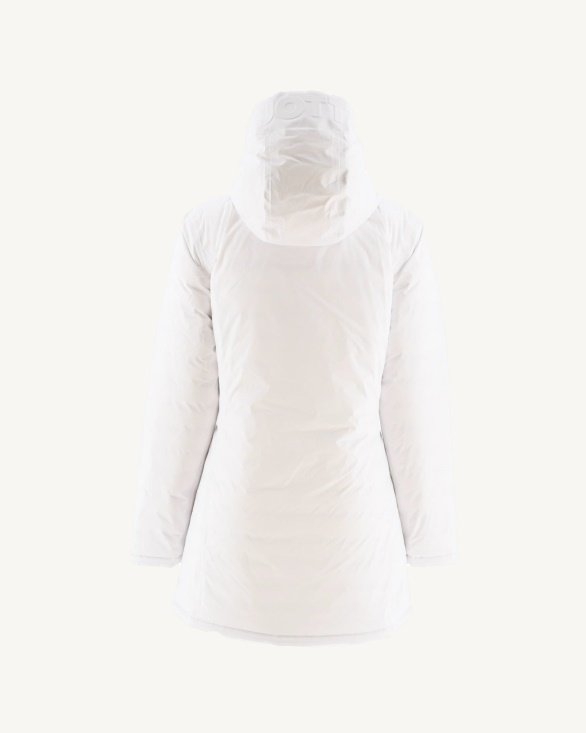 Jott UK Reversible Light Down Jacket White/Navy Blue Moscou