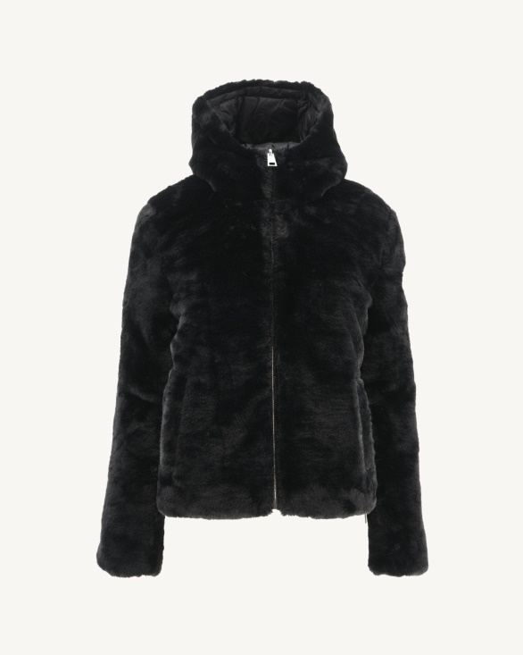Jott UK Reversible Down Jacket Black Gala
