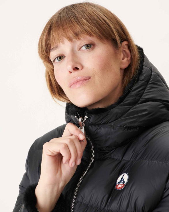 Jott UK Reversible Down Jacket Black Gala