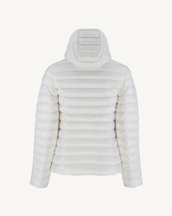 Lightweight Hooded Down Jacket White Cloe Jott UK