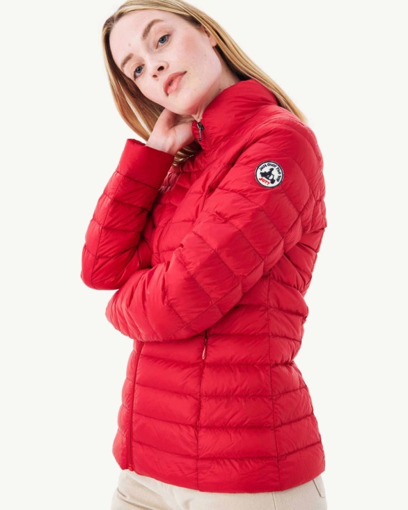 Lightweight Down Jacket Red Cha Jott UK