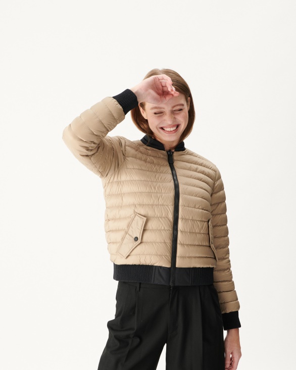 Reversible Down Jacket Black/Beige Hanoi Jott UK