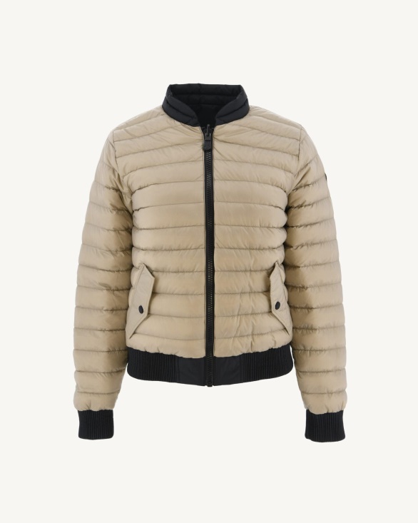Reversible Down Jacket Black/Beige Hanoi Jott UK