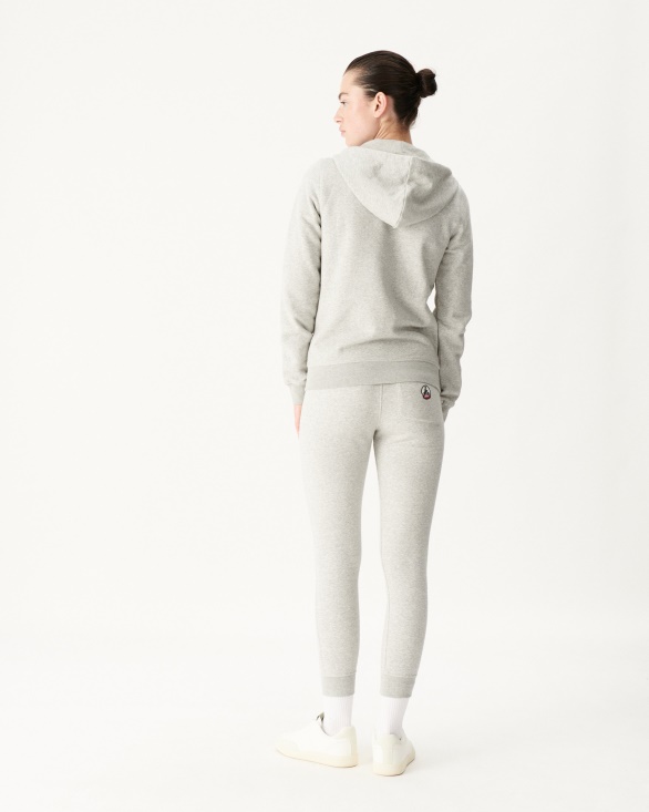 Melange Grey Oaxaca Hoodie Jott UK